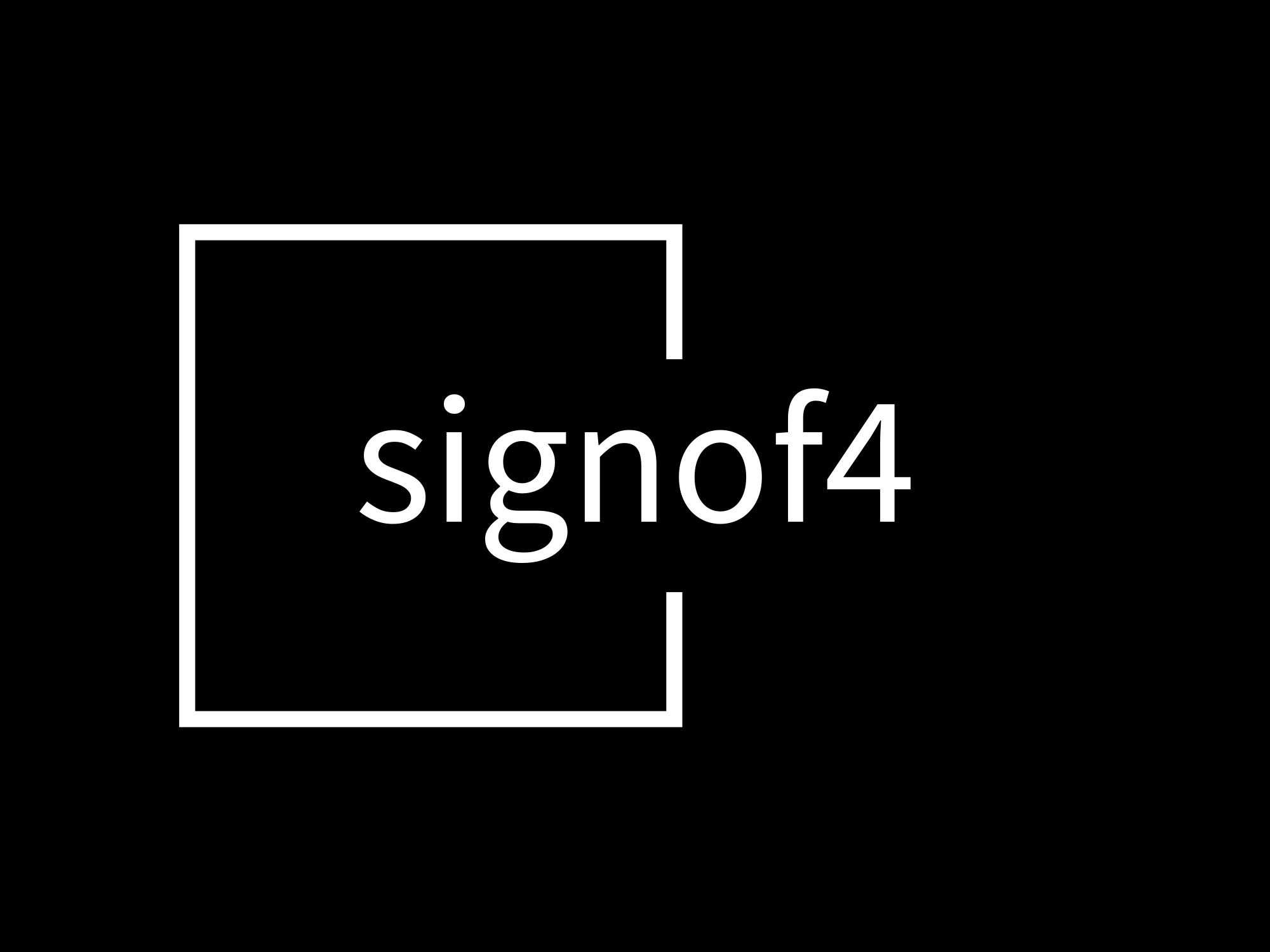 signof4 logo